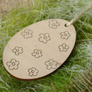 4 Pc Wooden Easter eggs Hanging Pendant Gift Shop Wall Door Decor Sign DIY