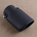 DIY 63mm Stainless Steel Car Modification Exhaust Pipe Muffler Tip Cover Durable