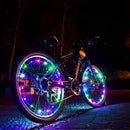 2pcs LED Bicycle Bike Cycling  Lights Auto Open & Close Wheel Spoke Light Strin@