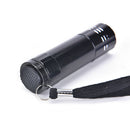 Mini UV Ultra Violet 9 LED Flashlight Blacklight Light Inspection Lamp Tor3C