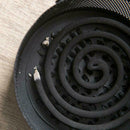 Iron Fireproof Mosquito Coil Box Sandalwood Stove Household W/ Lid Coil Ash-Tray