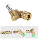 High Pressure Water Gun Connector 90 Degree Adjustable 5 Gear Angle Nozzle GHE
