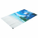 0.9x1.5m Vinyl Thin Photo Studio Props Photography Backdrops Blue Seaside B