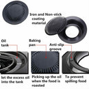 Non-stick 13 inch Smokeless Indoor Stovetop Barbecue BBQ Grill Kitchen Pan