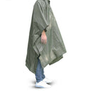 Durable Raincoat Reusable Rain Coat Camping Poncho Canopy Waterproof Shelter