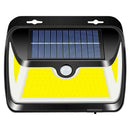 163 LED Solar Motion Sensor Wall Lamp Waterproof Outdoor Safety 3 Sided Lights