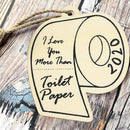 5Pc/set Wooden Memorial Toilet Paper DIY Pendant Hanging Window Ornaments Rope