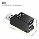 High Speed 3 Port USB 2.0 Multi HUB Splitter Expansion Desktop PC Laptop Ad