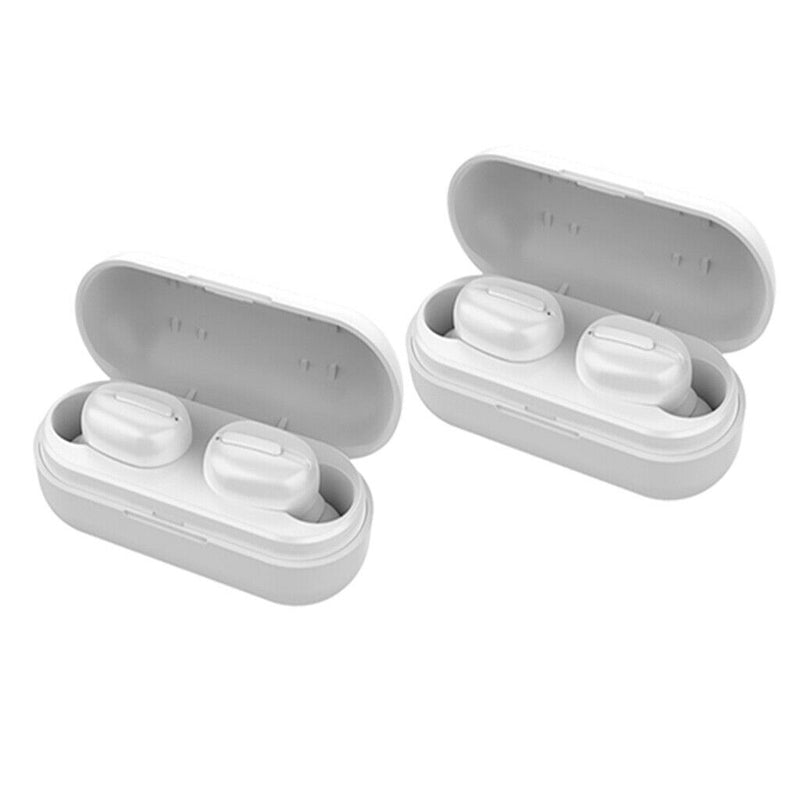 2x L13 Sports Bluetooth 5.0 Earphones Earphones Headphones White