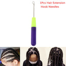 1X Weaving Latch Hook Dreadlock Crochet Sew Wig Hook Needle Micro Braids ToolsME