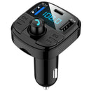 QC3.0 Wireless Bluetooth Handsfree Car FM Transmitter MP3 Player USB Charger Kit
