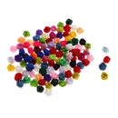 100pcs Crochet Ball Chinese Knot Loose Spacer Beads Sewing Accessories for