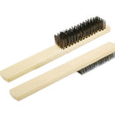 Stainless Steel Wire Cleaning Brushes Wood Handle Wire Scratch Dust Brush FGY