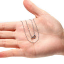 Fashion  Solid Twist Rope Chain Necklace Wedding Women Gift