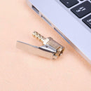 6mm Brass Car Truck Tire Inflator Air Valve Connector Clip-on Air Chuck A