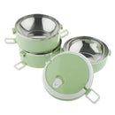 Stainless Steel Thermal Meal Lunch Box Insulated Bento Picnic Camping Green