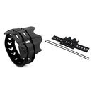 2pcs Motorcycle Exhaust Muffler Silencer Protector Rubber Ring Motorbike Black