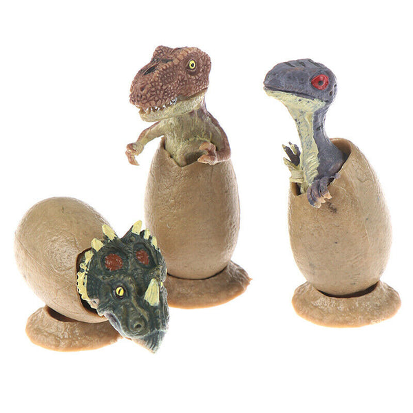 3Pcs Magic Dinosaur Eggs Hatching Dinosaur Growing Mold Cute Children Toys Gi 3C