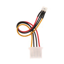 17cm Floppy Drive 4Pin Male to Large 4Pin Female Adapter Converter Cable