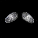 25 Pairs Screw in Clear Silicone Anti-Slip Nose Pads for Eyeglasses Sun Glasses