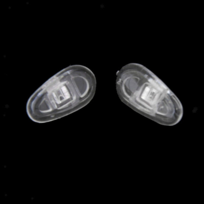 25 Pairs Screw in Clear Silicone Anti-Slip Nose Pads for Eyeglasses Sun Glasses