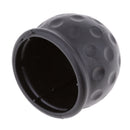 Black Tow Bar Ball Cover Cap Car Towing Hitch Towball Trailer Van 50mm