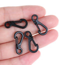 10PCS Mini Carabiner Clip Snap Spring Clasp Hook Keyring Camping Tool ME