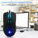 7 Buttons Type-C Wired Optical Mouse 3200DPI Adjustable Backlight Gaming Mice