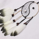 Taiji Dream Catcher Circular Net With Feathers Wall Hanging Ornament Decora