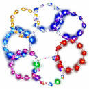 LED Flower Crown, 7 PCS Led Flower Wreath Headband Luminous 10 Led Flower H