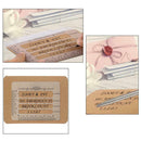 4pcs Envelope Addressing Handwriting Calligraphy Guide Stencil Templates