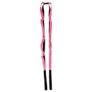 Yoga Strap Stretch Yoga Belt Band with Multi Grip Loops Pink and Black