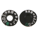 2pcs Top Cover Dial Mode Plate Interface Cap Label Repair Part for Canon