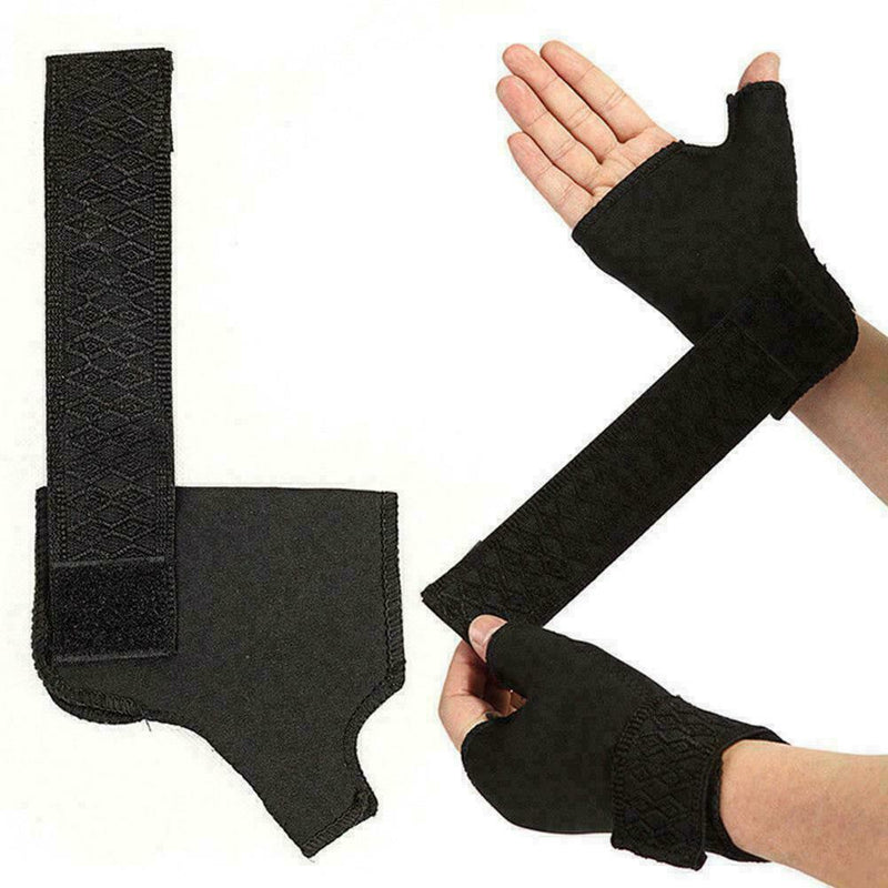 1Pc Hand Palm Wrist Thumb Glove Brace Bandage Wrap Support Elasticated S K3Q1