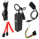 USB 2.0 to IDE SATA S-ATA 2.5 3.5 Hard Drive HD HDD Converter Adapter Sets Tide