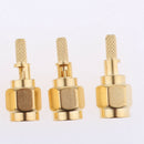 10Pcs Connector SMA Male Plug Pin Crimp Window For RG174, RG316