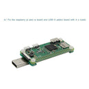Raspberry Pi Zero W Zero USB-A Addon Board USB Connector V1.1 RPi0 Adapter A
