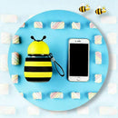 Cute Bee Water Bottle Glass BPA Free with Rope Heat Insulation Cup Set for  O1Y5