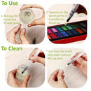 6pcs/kit Water Color Brush Refillable Pen Watercolor Color Drawing Art Tools New