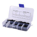 Nylon Flat Round Plastic Washer M2 M2.5 M3 M4 M5 M6 M8 Assortment Kit Black J3N3