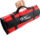 Penggong Multifunction Oxford Cloth Folding Wrench Tool Bag Roll Storage Po Y9J4