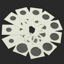 35mm 50x Cardboard 2x2 Coin Holder Mylar Flips Cent - Dollar 7 + Storage Si Z2Y1