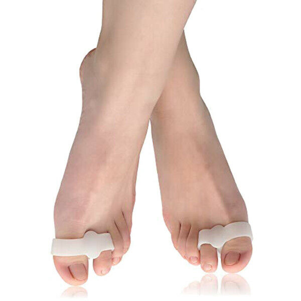 Toe Separator for Bunion with 2 Loops-Toe Spreader Gel Toe Corrector F6B7