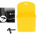 Car Air Vent Storage Pouch Pocket Bag Organizer Holder For Phone key Yellow