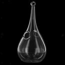 Water Drop Hanging Glass Flowers Planter Vase Terrarium Container Home Decor