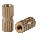 150pcs M3 Brass Knurl Insert Nuts Threaded Assortment Set Kit w/ Plastic Box zg