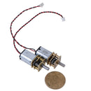 DC 3V-6V 5V 55RPM Reduction Gearbox Slow Speed Micro N20 Full Metal Gear Mo JR