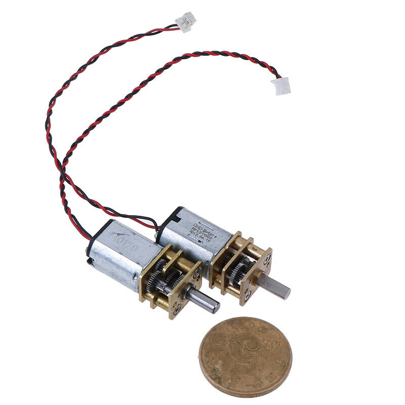 DC 3V-6V 5V 55RPM Reduction Gearbox Slow Speed Micro N20 Full Metal Gear Mo JR