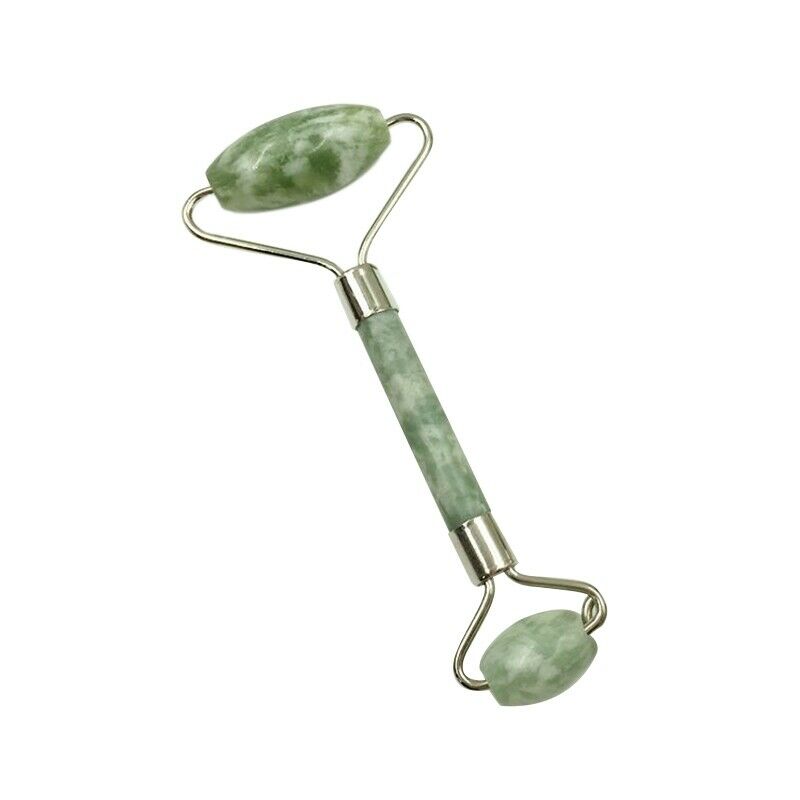 1PC Natural Facial Beauty Massage Tool Jade Wheel Face-Lift Massager Relaxa Q9V8