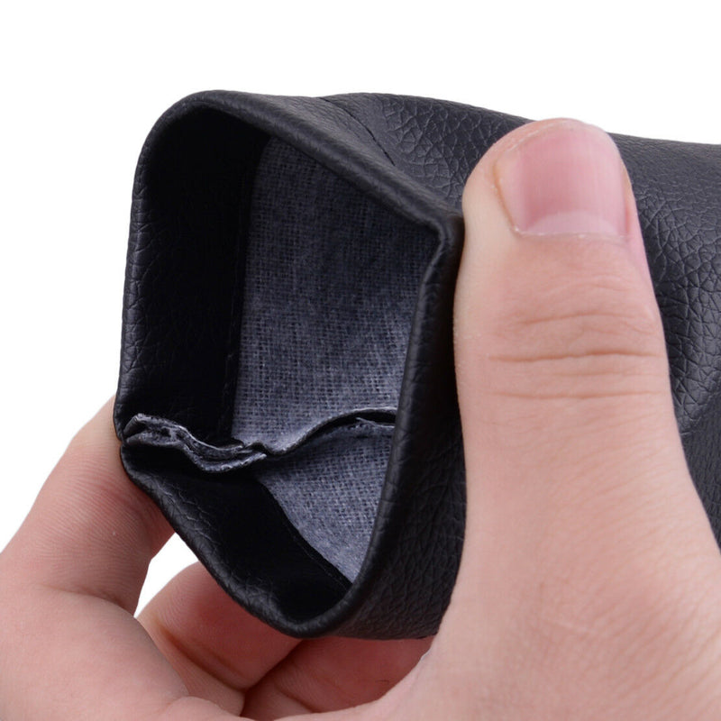 2pcs Portable Soft PU Leather Glasses Sunglasses Protect Pouch Sleeve Case Bag